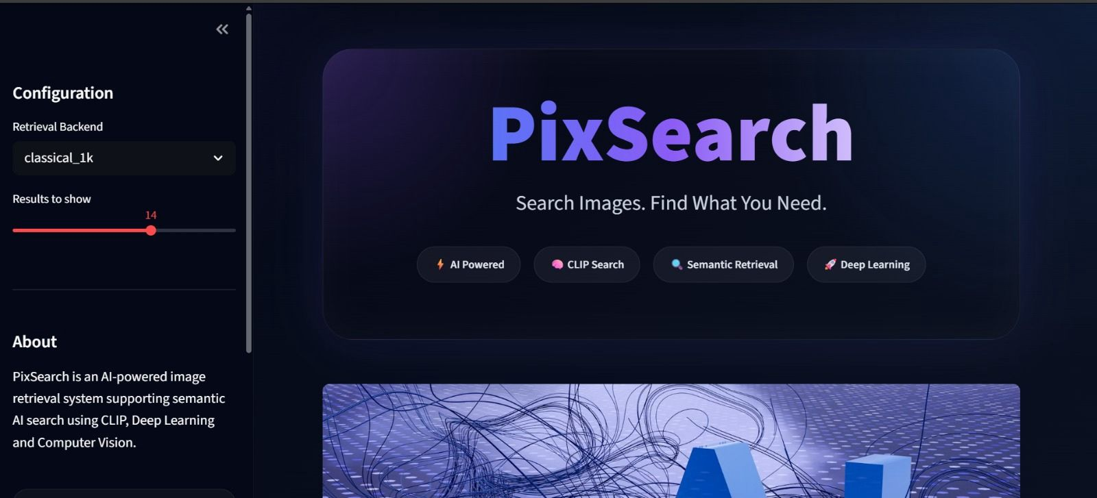 PixSearch preview